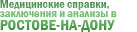 Медсправки в Ростове